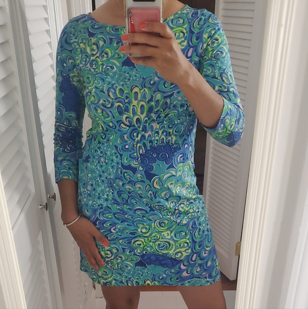 Lilly Pulitzer Lilly’s Lagoon Marlowe Dress S - NWOT